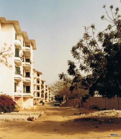 La cité Mermoz à Dakar en 1987